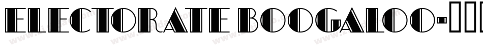 Electorate Boogaloo字体转换